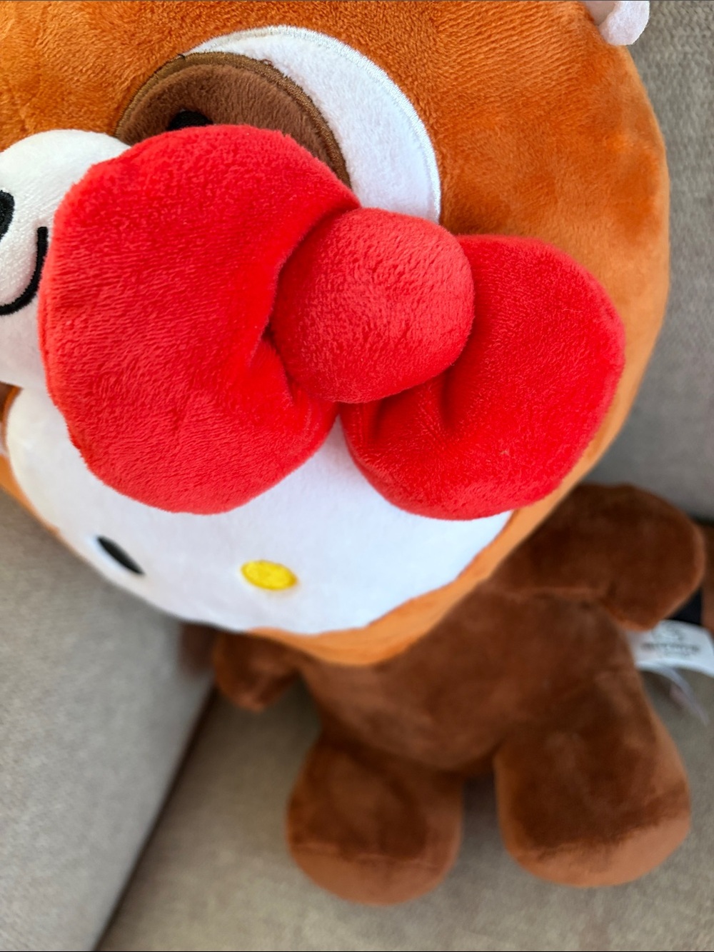 Hello Kitty by Sanrio plush toy Red Panda Costume character - Picture 5 of 7